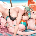 ホロEN巨乳組水着 5枚目