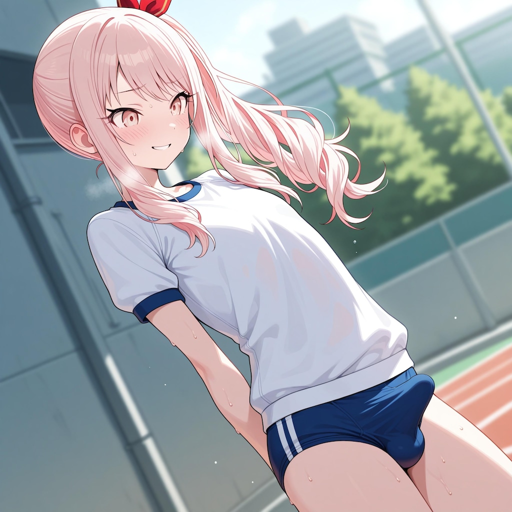 ブルマを履いた暁山瑞希くん