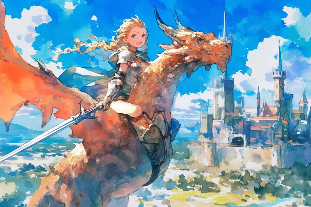 ドラゴンと少女（竜騎士）71