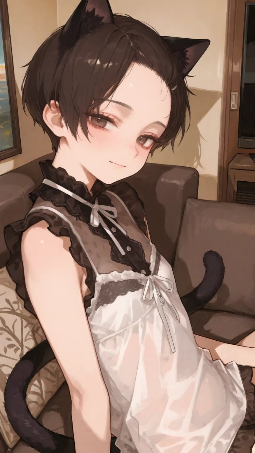 甘えん坊のネコ娘