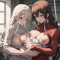 初めての授乳、湧き起こる母性 2枚目