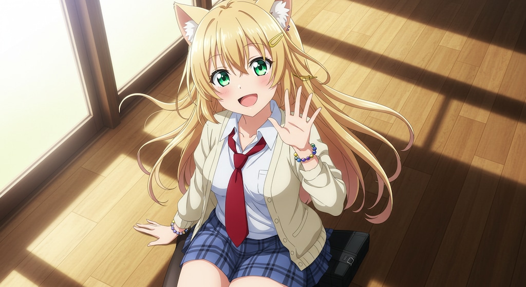 プロンプト借りて再現シリーズ　獣人少女2編