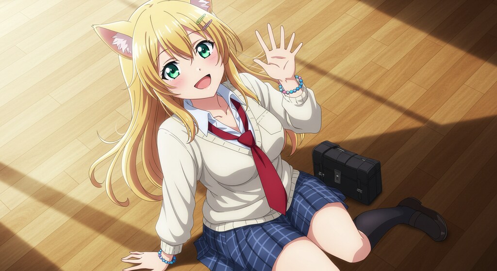 プロンプト借りて再現シリーズ　獣人少女2編