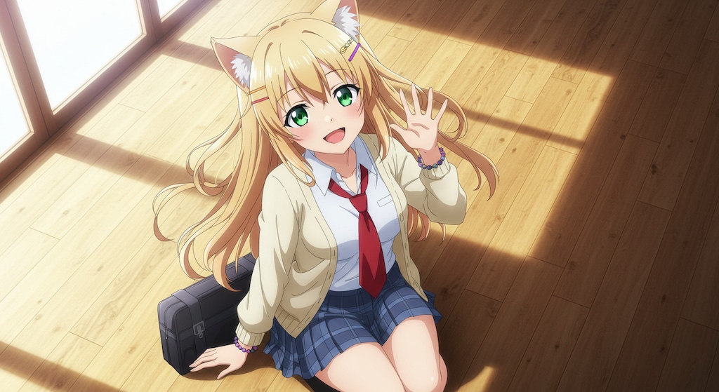 プロンプト借りて再現シリーズ　獣人少女2編