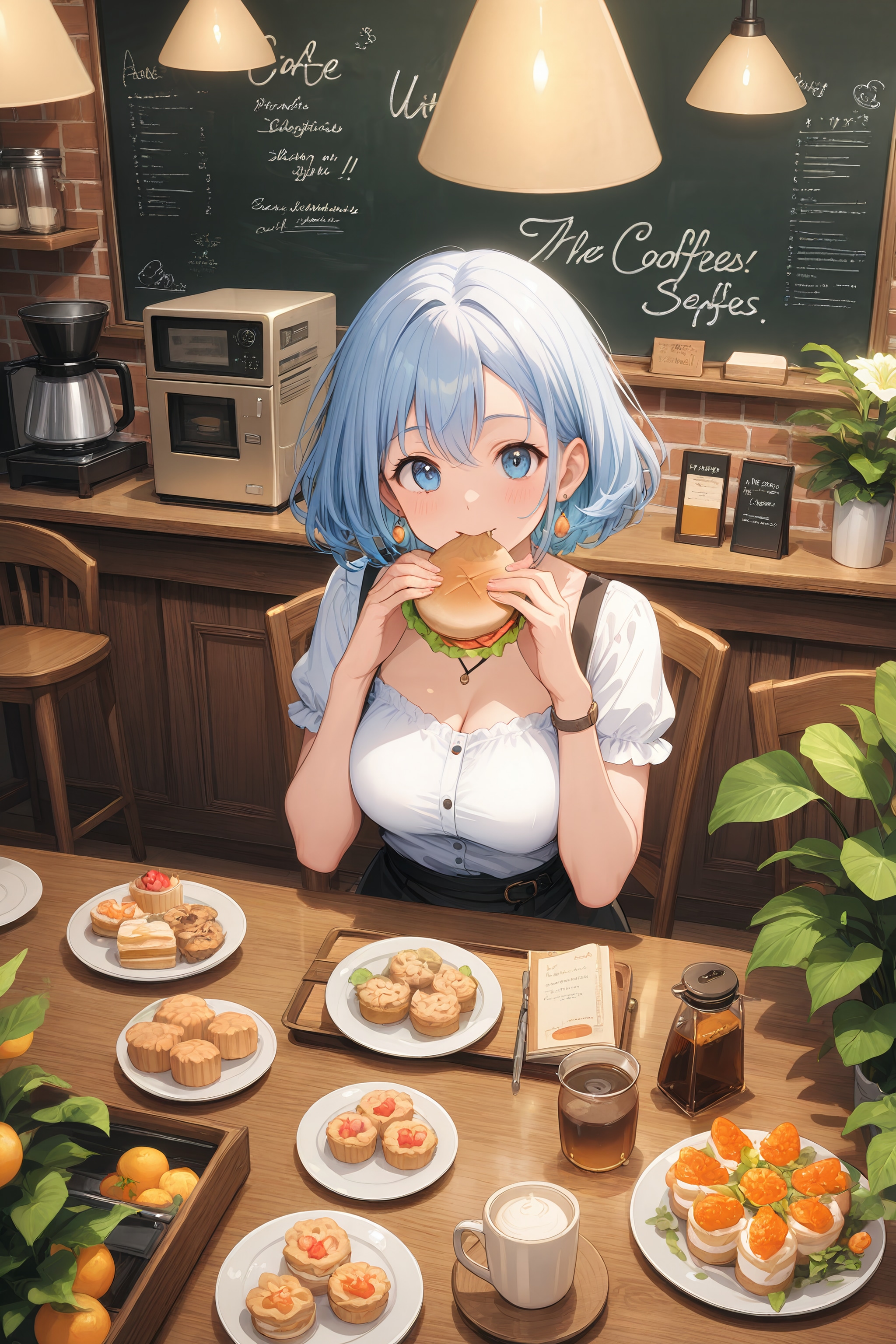 Cafe LARIMAR | の人気AIイラスト・グラビア