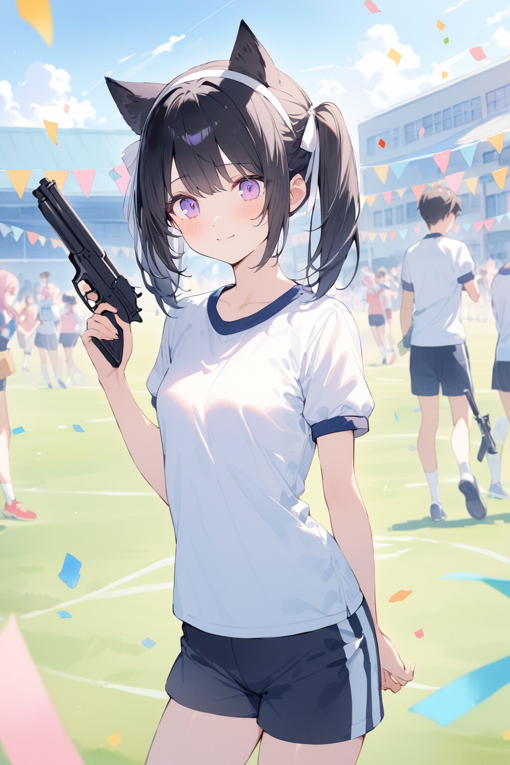 旅する黒猫と射撃競技