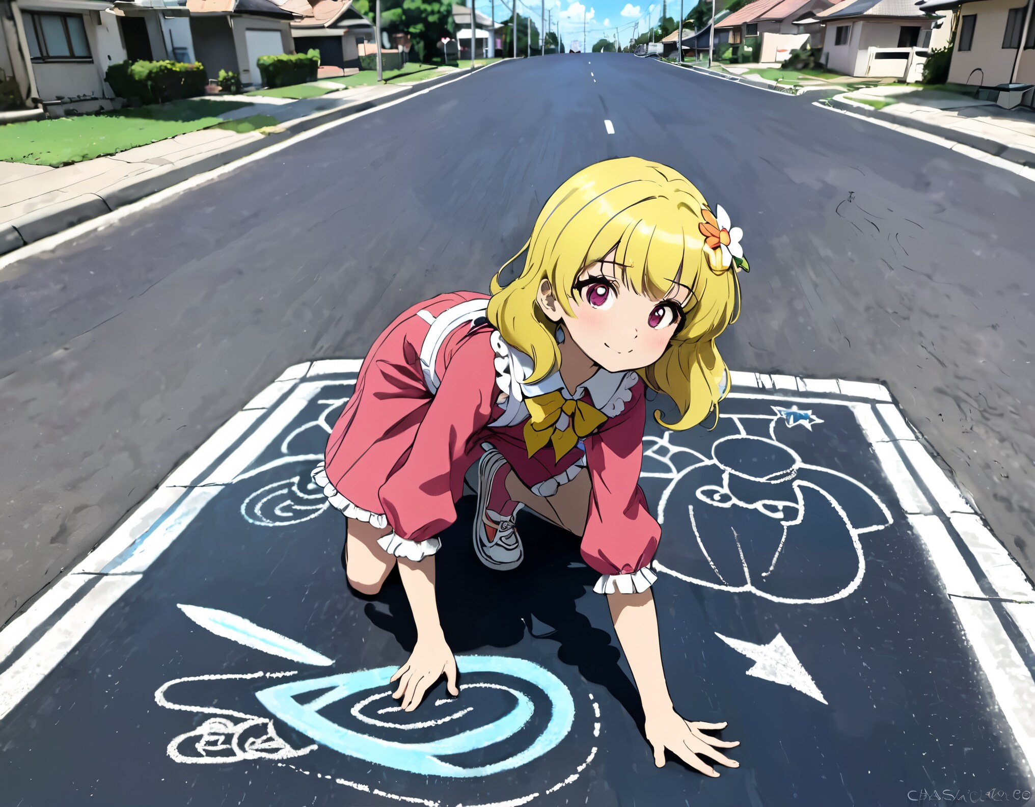道路がキャンバス