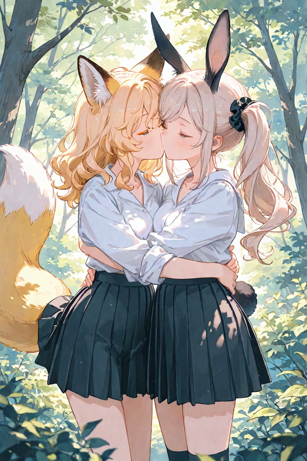 キスを見られた!