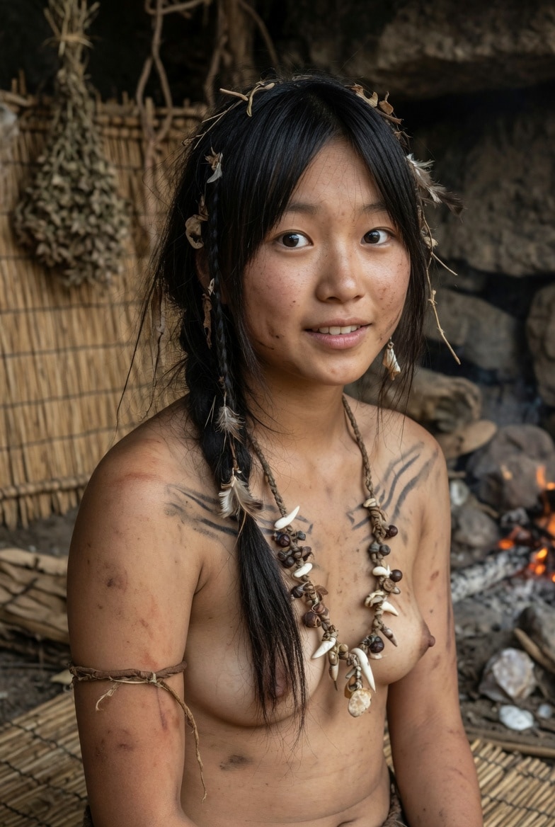 縄文時代の日本人女性 ～原始の裸族～