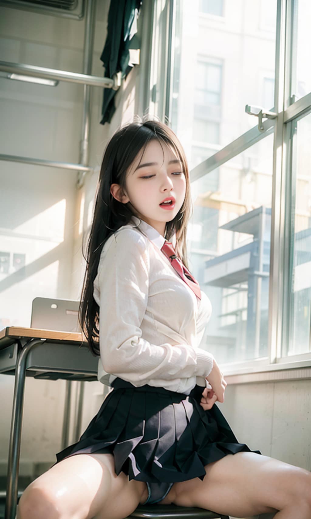 やば、学校でまたしちゃった
