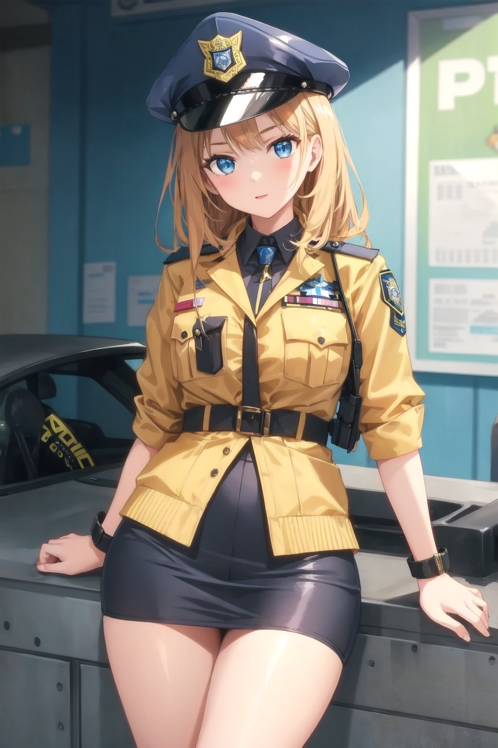 美少女婦人警官 | の人気AIイラスト・グラビア