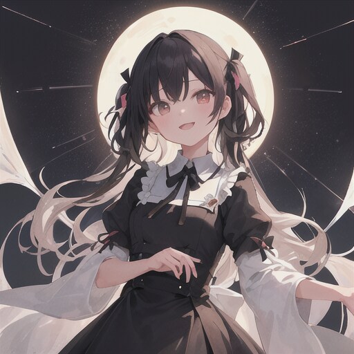 月の微笑