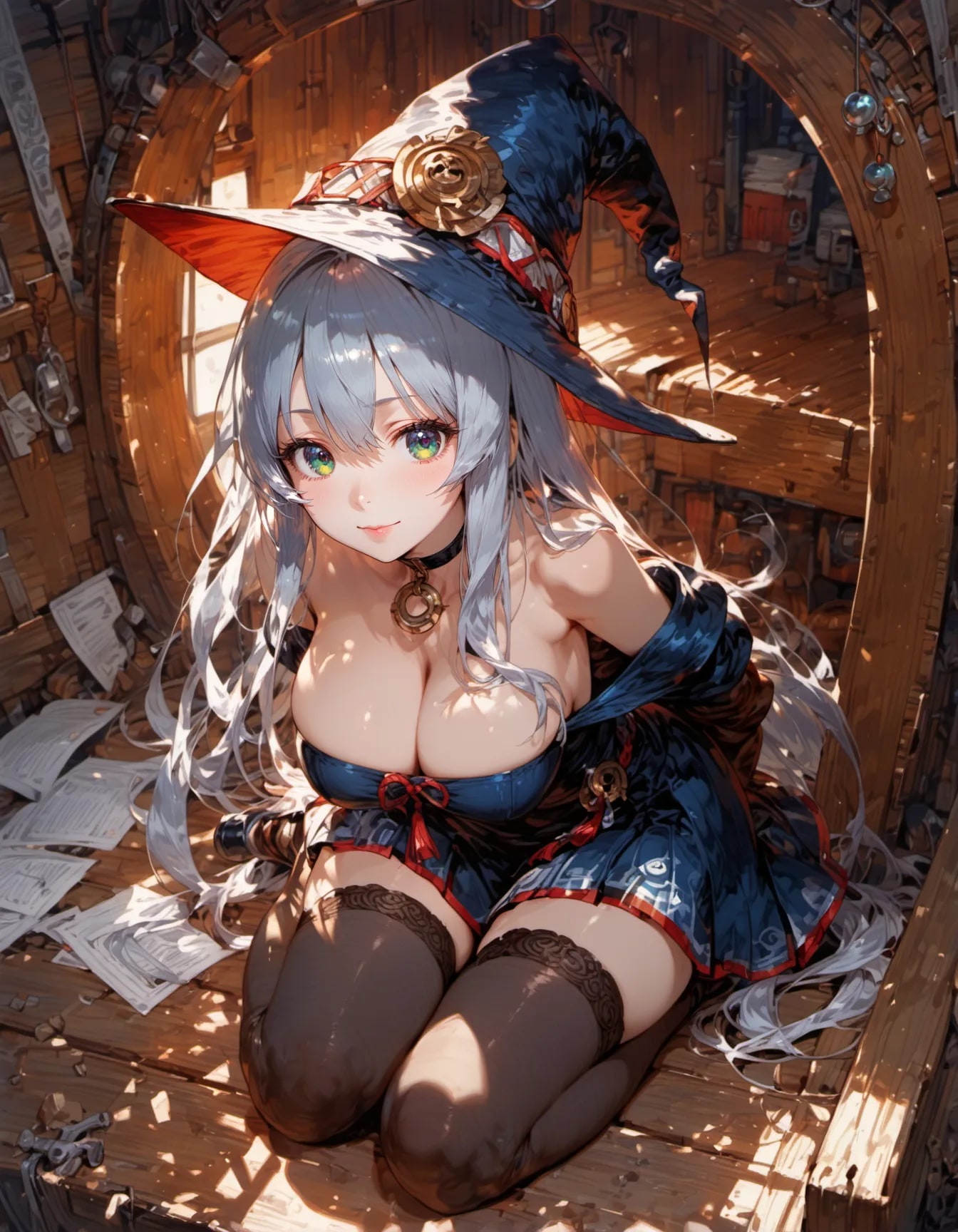 The Silver Sorceress's Den | の人気AIイラスト・グラビア