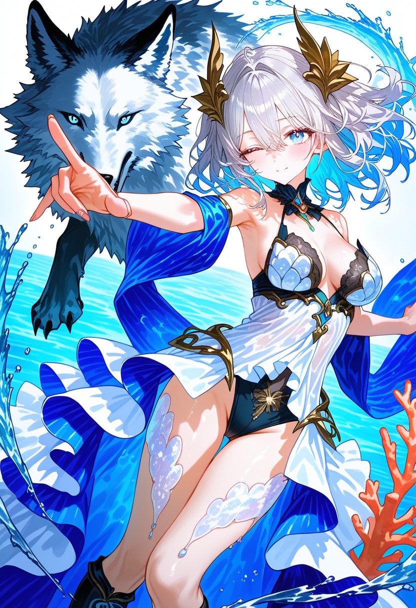 ウンディーネと眷族 | の人気AIイラスト・グラビア