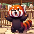 レッサーパンダの咆哮 3枚目