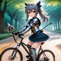 自転車に乗る騎士 5枚目