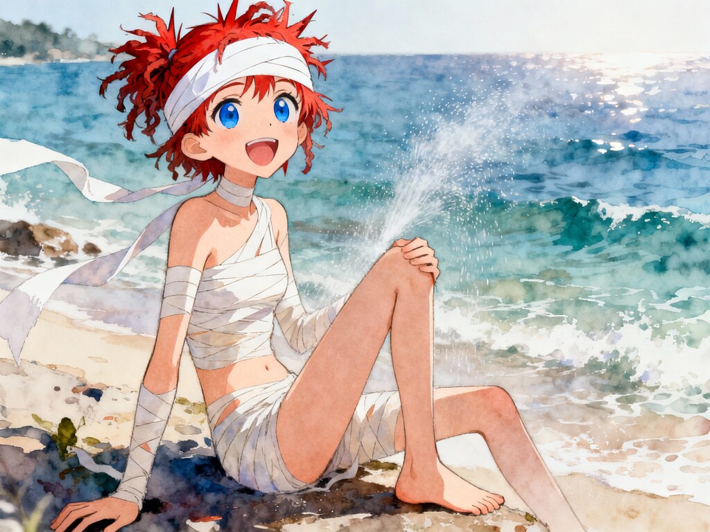 ミイラっ子コスプレ