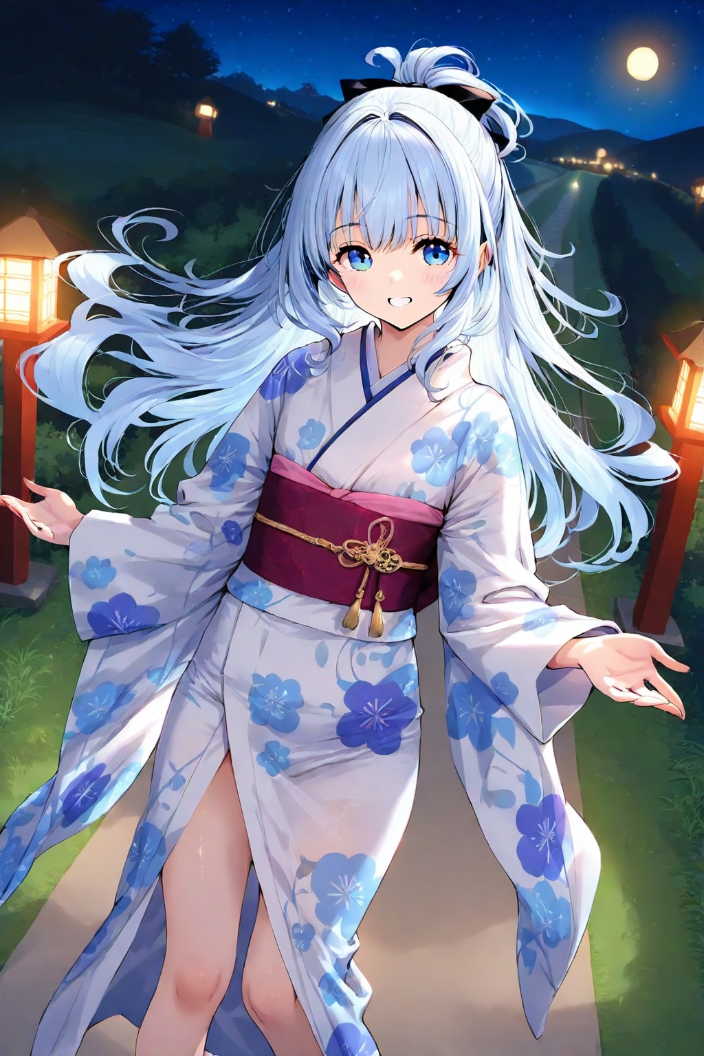 着物…似合ってるかな？