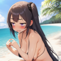 海に来ちゃったよ！灰原ちゃん！ 2枚目