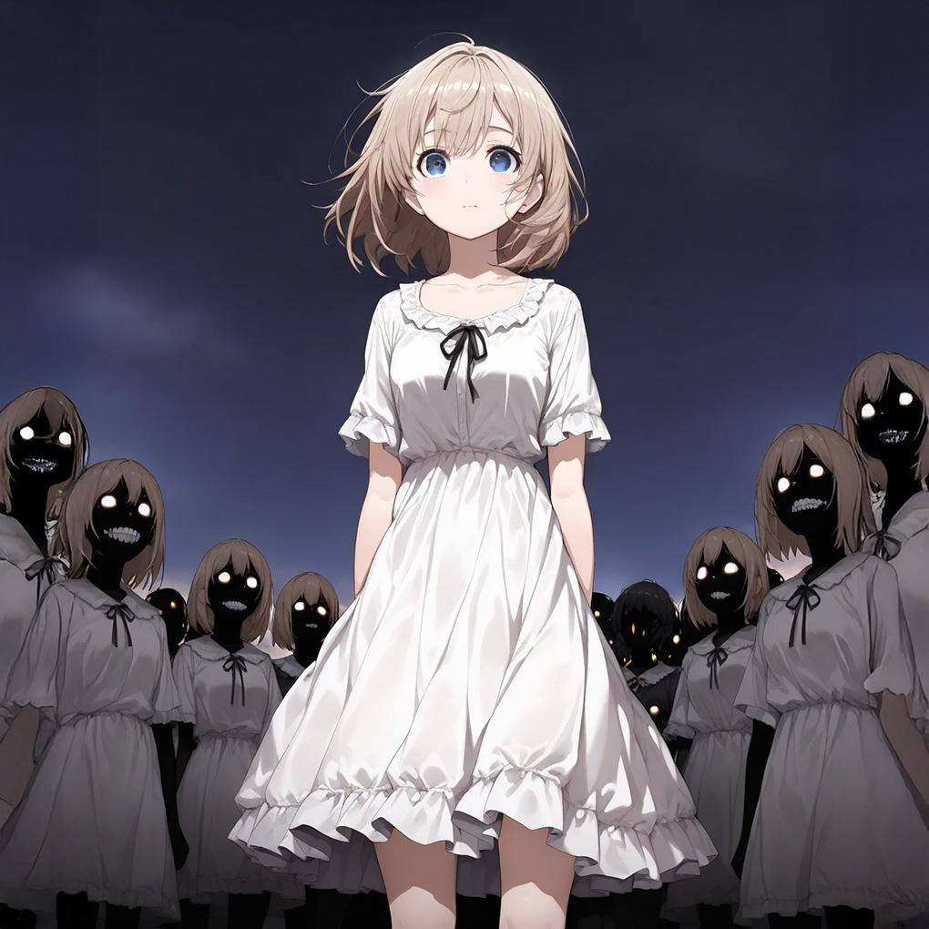 グールにぐーるっと囲まれた(BAD END) | の人気AIイラスト・グラビア