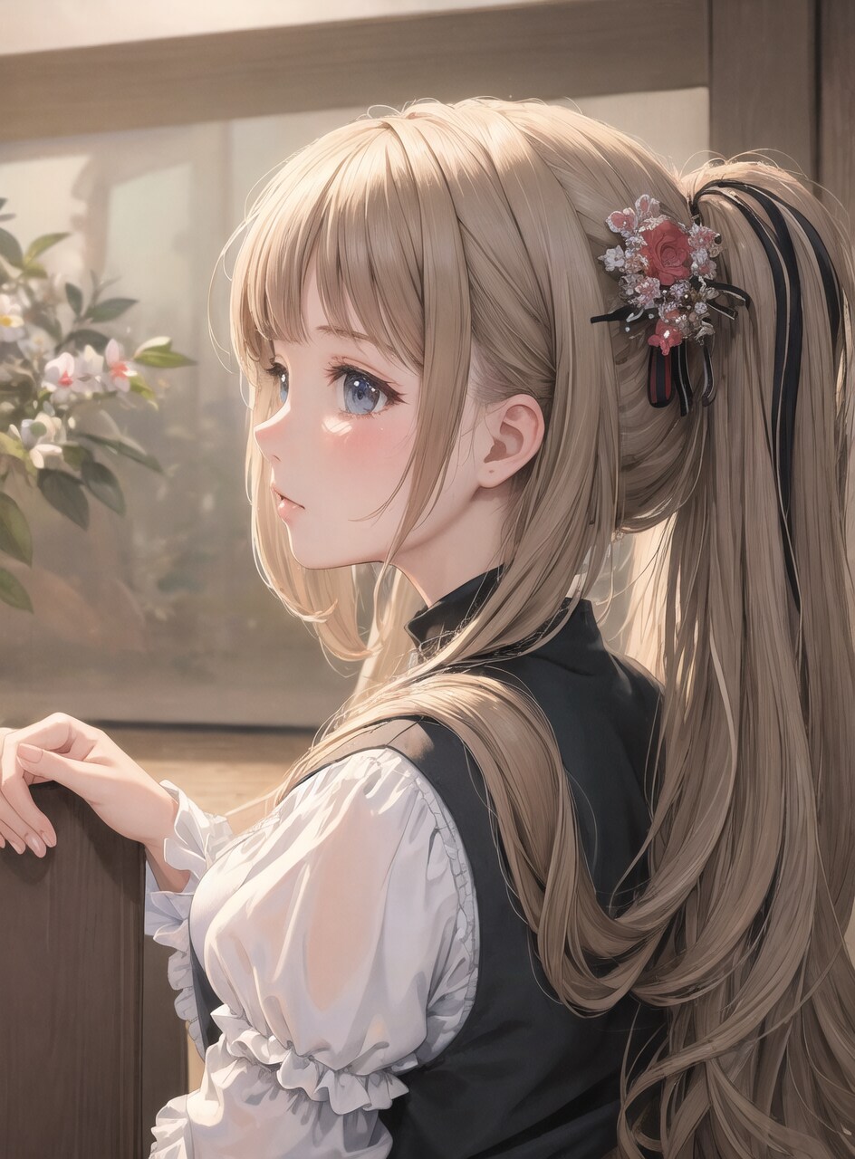 綺麗な横顔