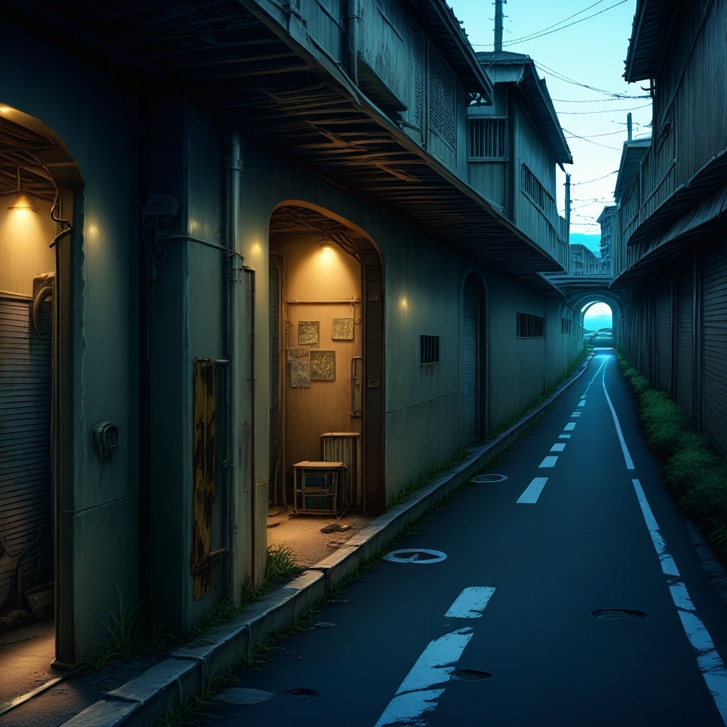 裏路地 | の人気AIイラスト・グラビア