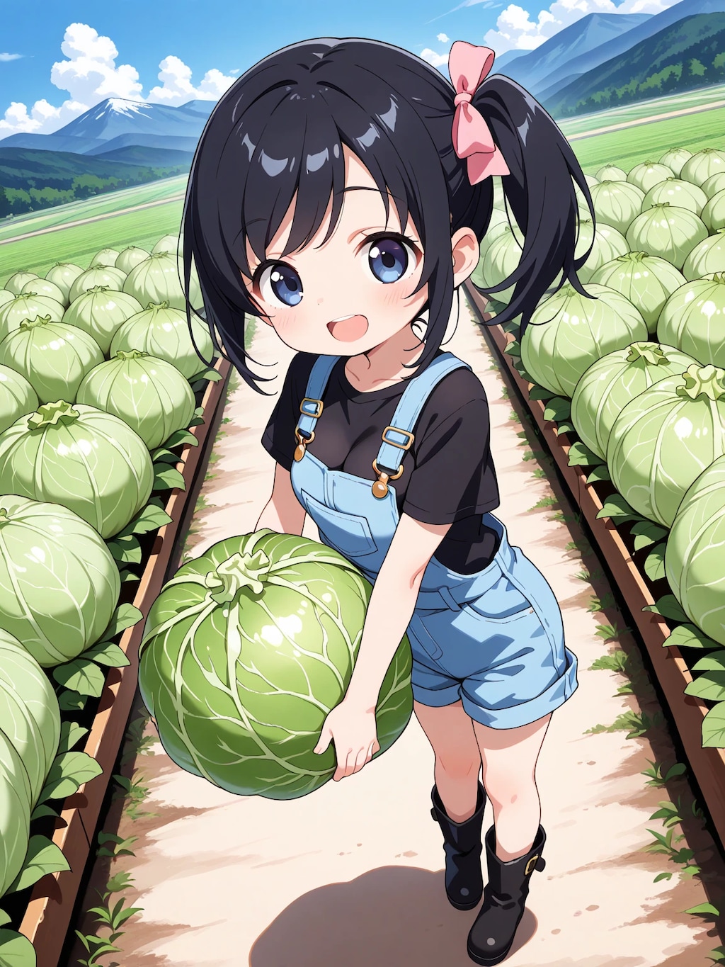 らぶりーがーるずの農業体験2