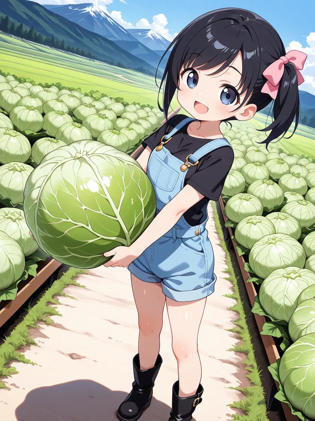 らぶりーがーるずの農業体験2