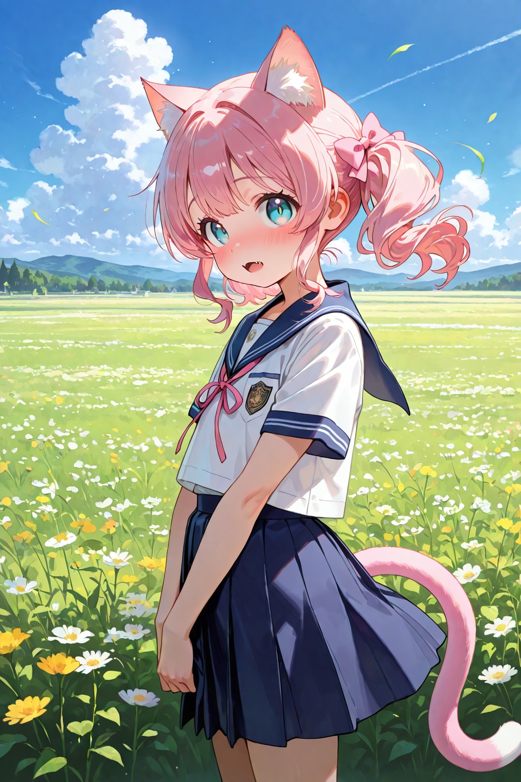 ミミちゃんと猫耳ピンクちゃん