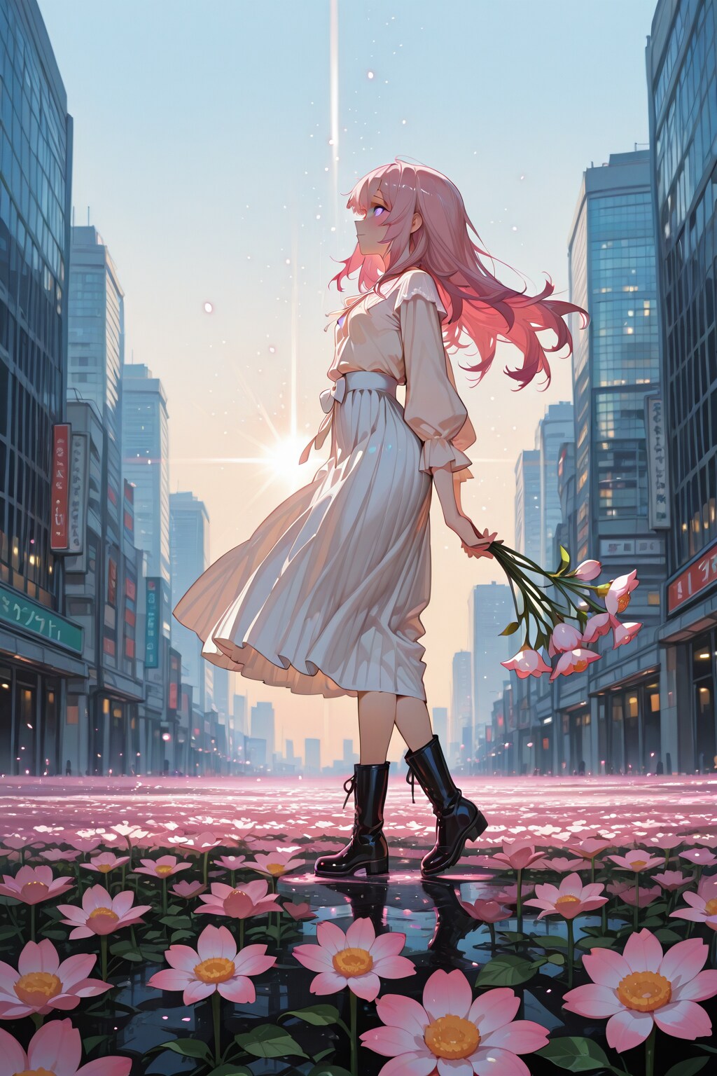 冷たい都会にも春が来た