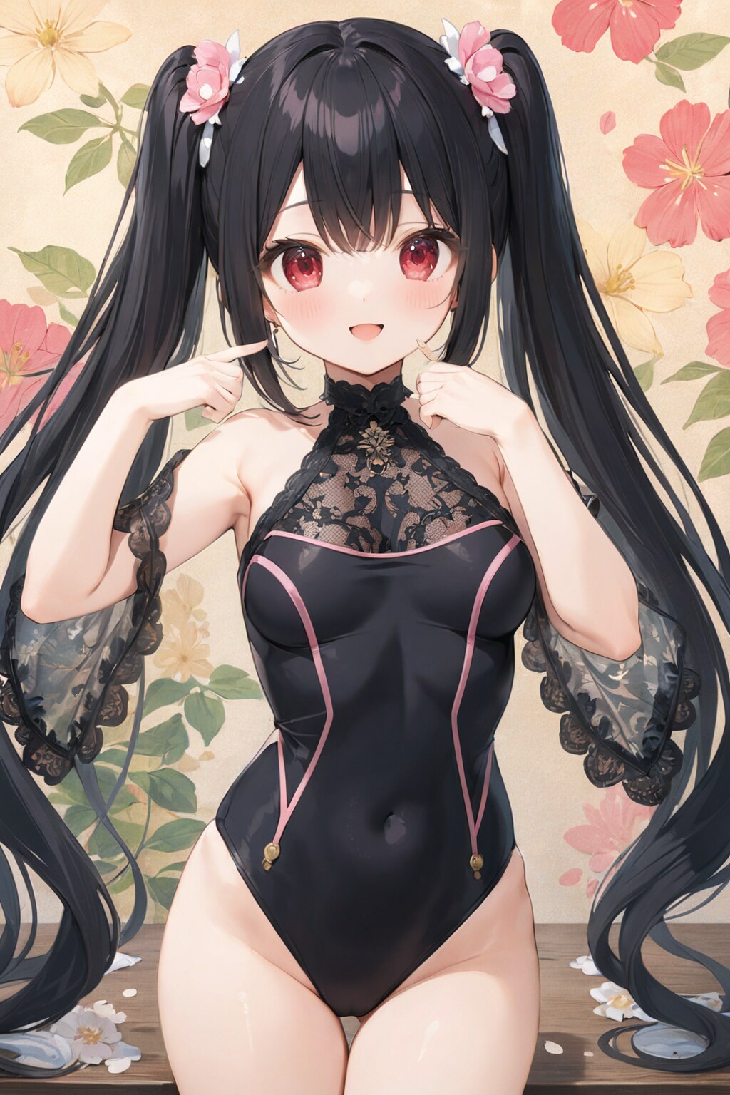 水着姿の可愛いカノジョ