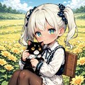 猫と少女 3枚目