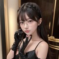 パーティー仕様の眼鏡ちゃん 6枚目
