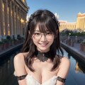 パーティー仕様の眼鏡ちゃん 2枚目