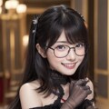 パーティー仕様の眼鏡ちゃん 3枚目