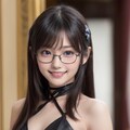 パーティー仕様の眼鏡ちゃん 5枚目