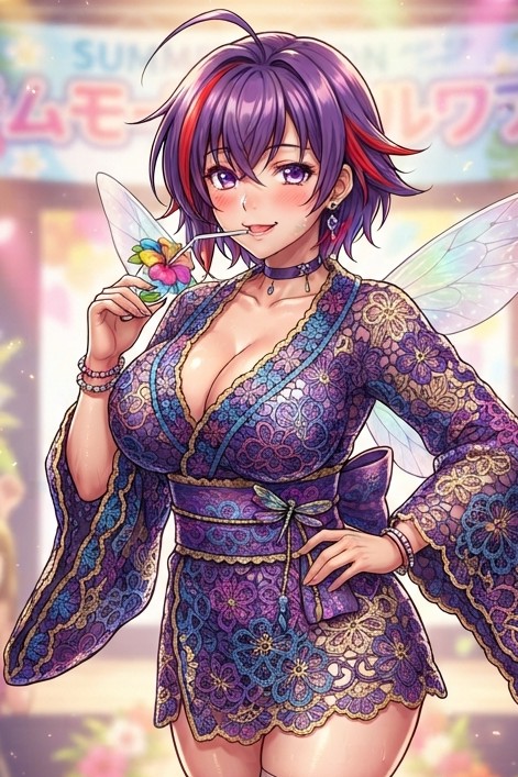 ハチドリ擬人化