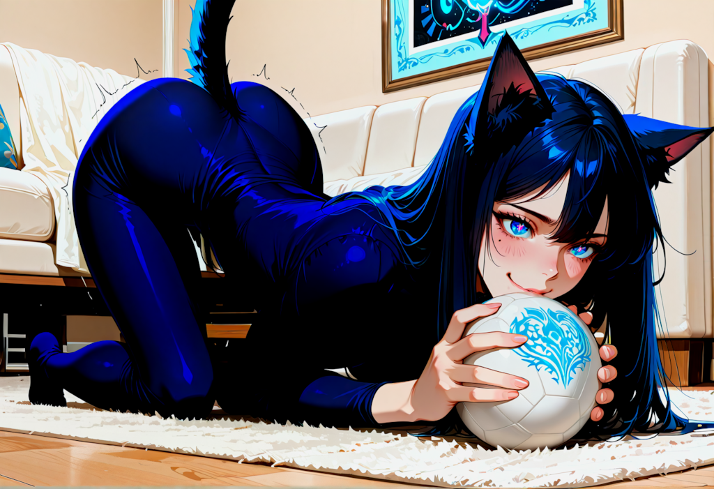 ハートをホールドにゃん！