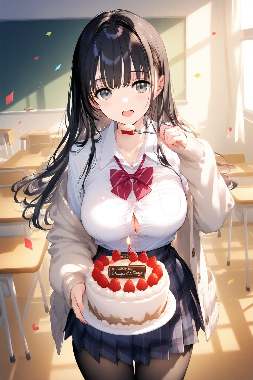 祝誕生日＆命名！黒髪ロングちゃんも眼鏡三つ編み