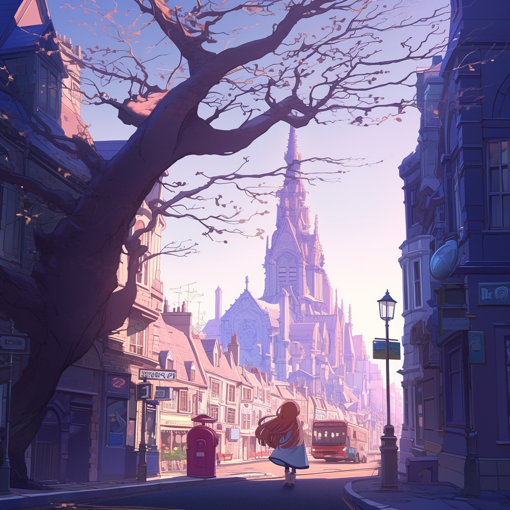 オックスフォードの女の子 Oxford girl