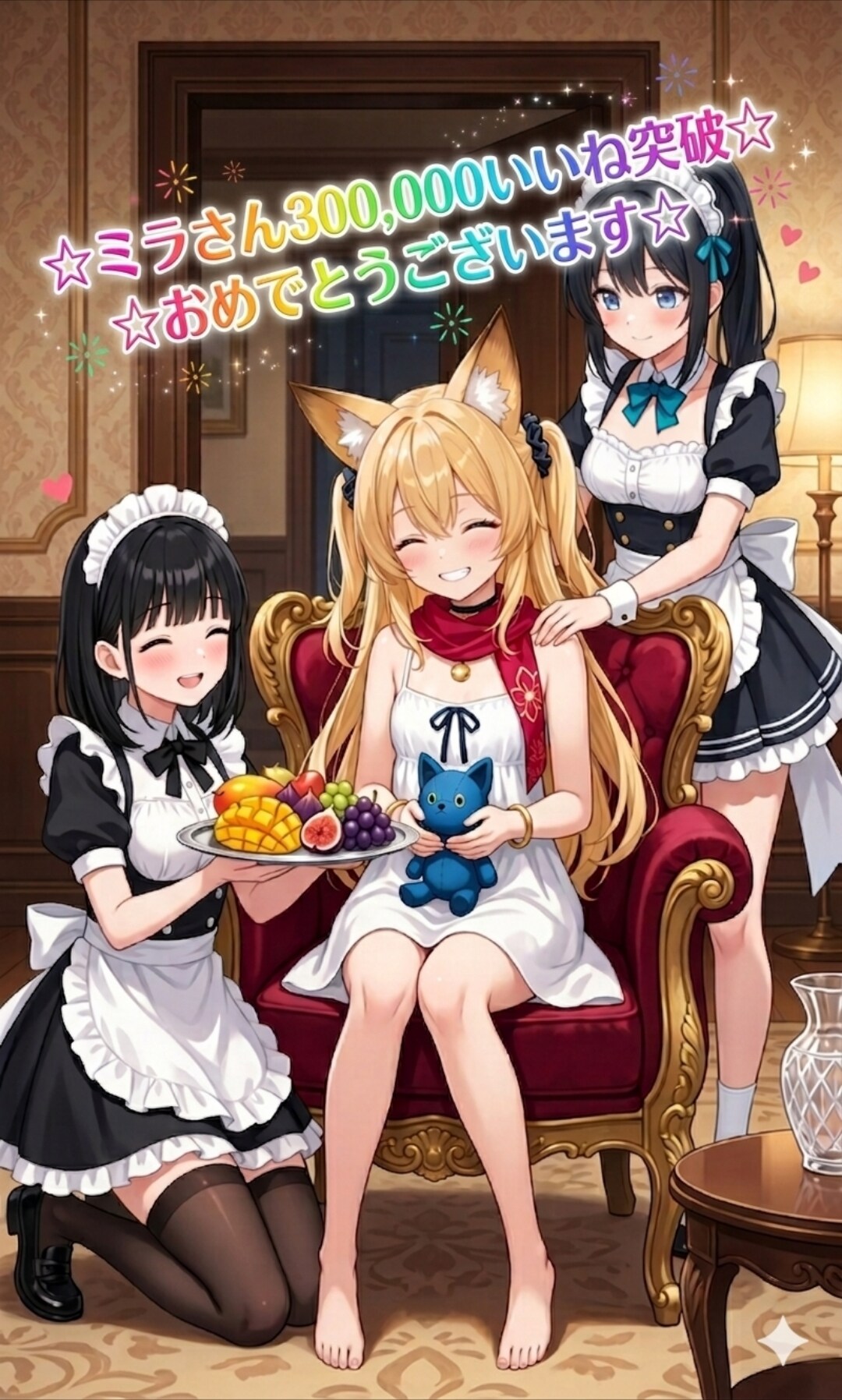 【ミラさんへ】ミラさん30万いいね突破おめでとうございます＋おまけ２枚
