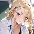 【原神】クロリンデ×金髪JK×ちっぱい 2枚目