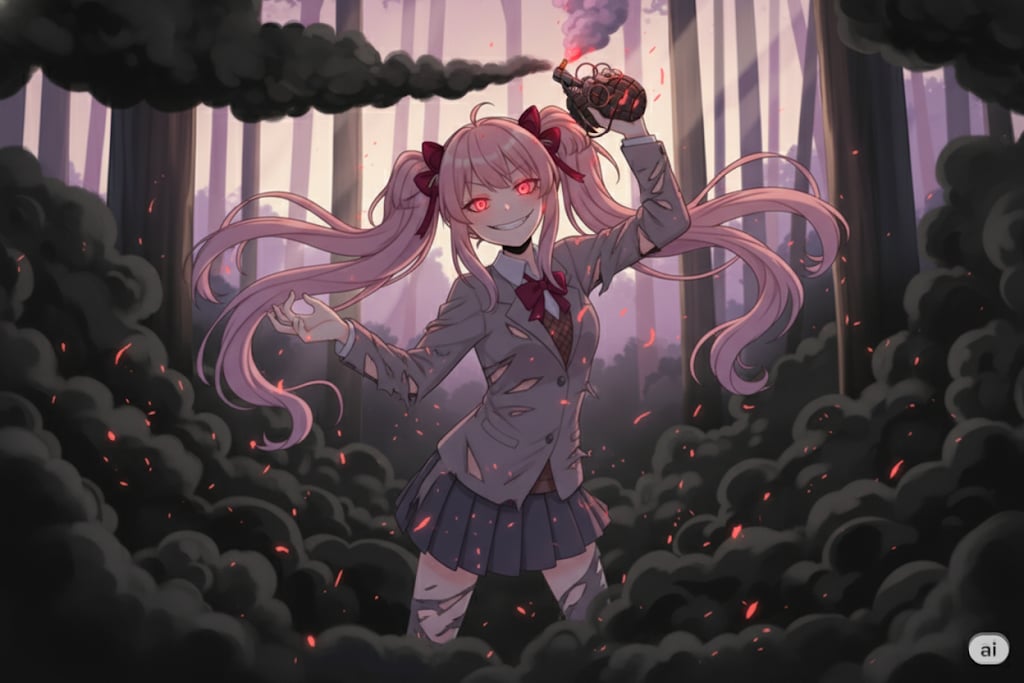 【爆弾娘】硝煙のドレス | の人気AIイラスト・グラビア