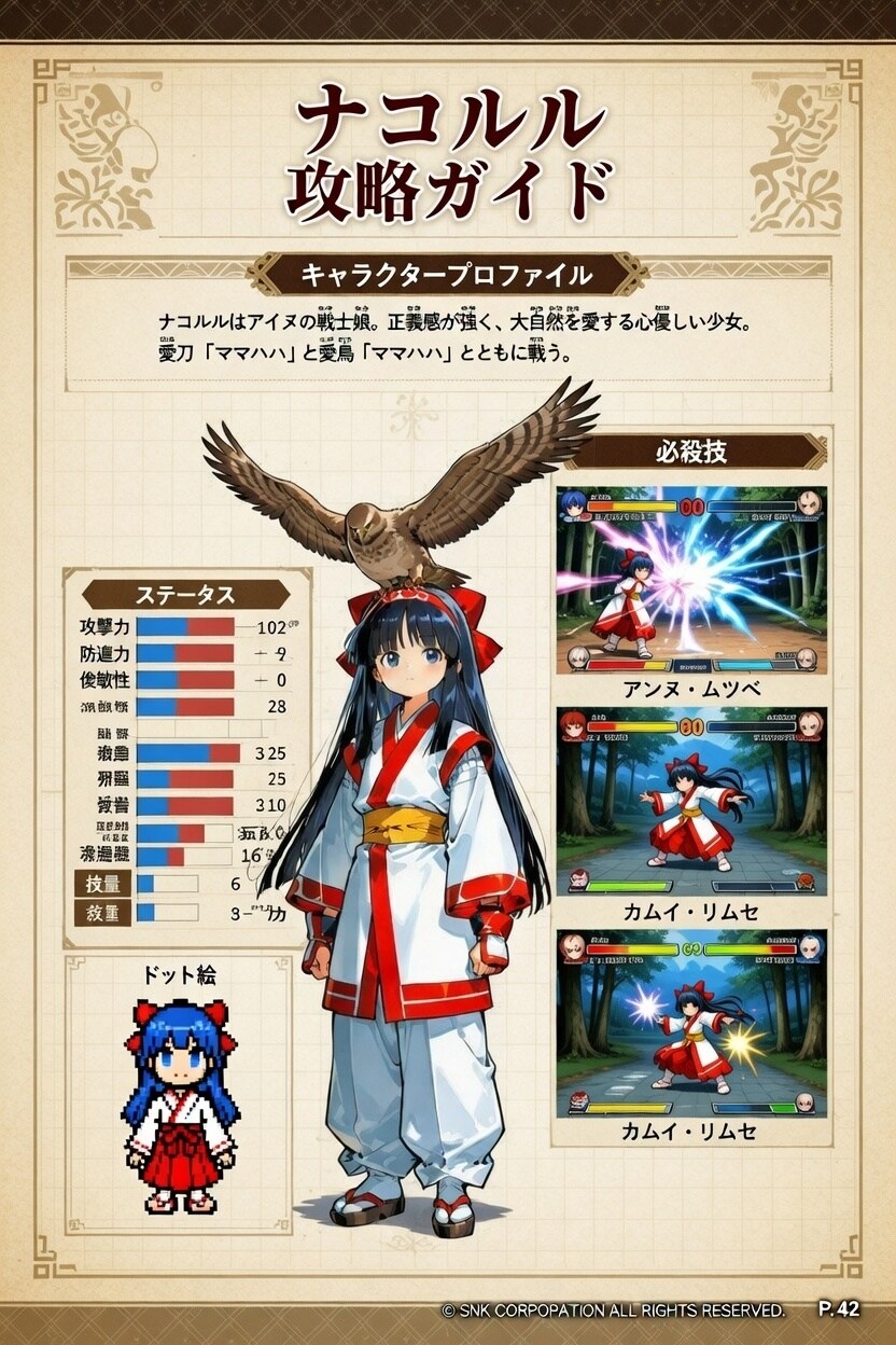 ナコルルの攻略本