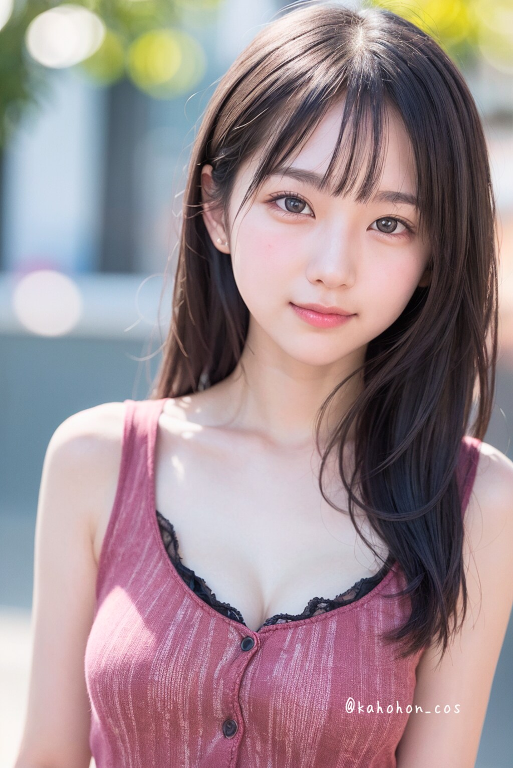 透明美女３人