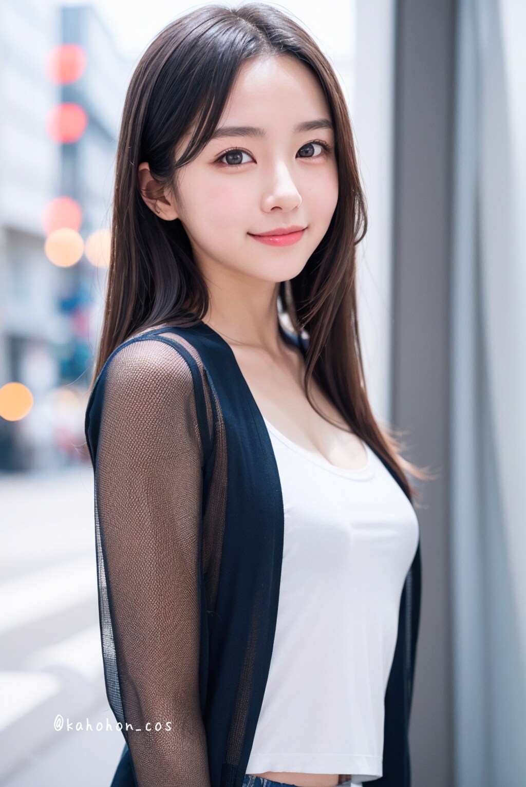 透明美女３人