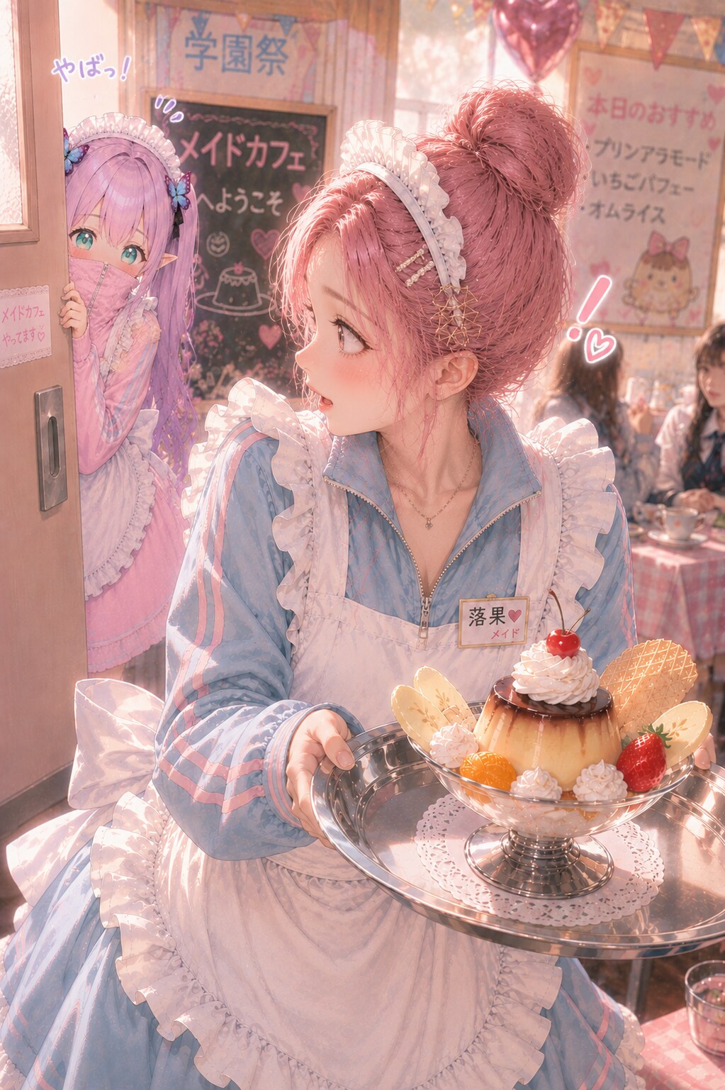 |ω･*)ﾁﾗ。。。と見えた可愛い子は捕獲します♡ | の人気AIイラスト・グラビア