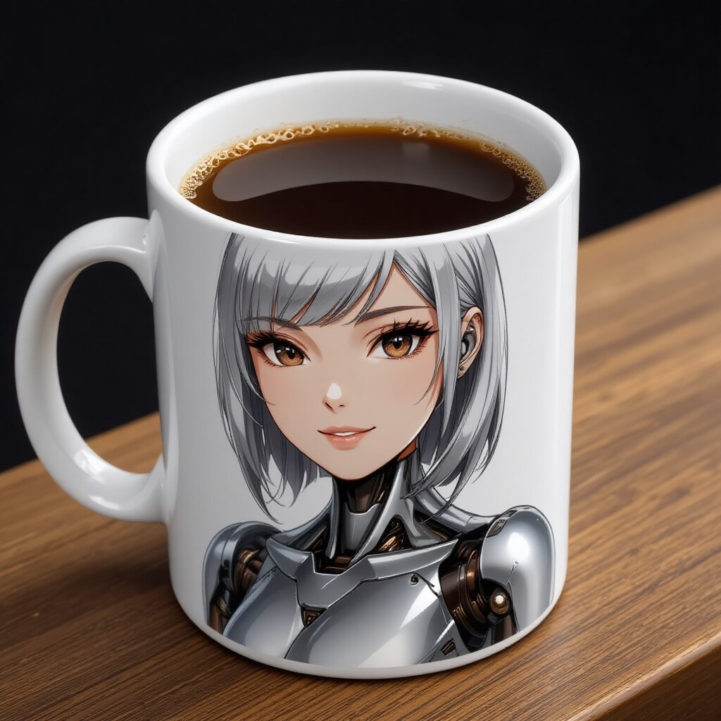 メカ子のマグカップ