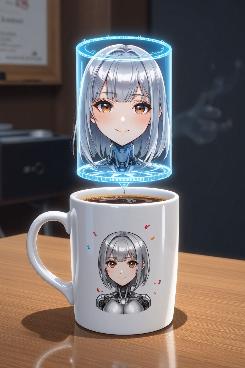 メカ子のマグカップ