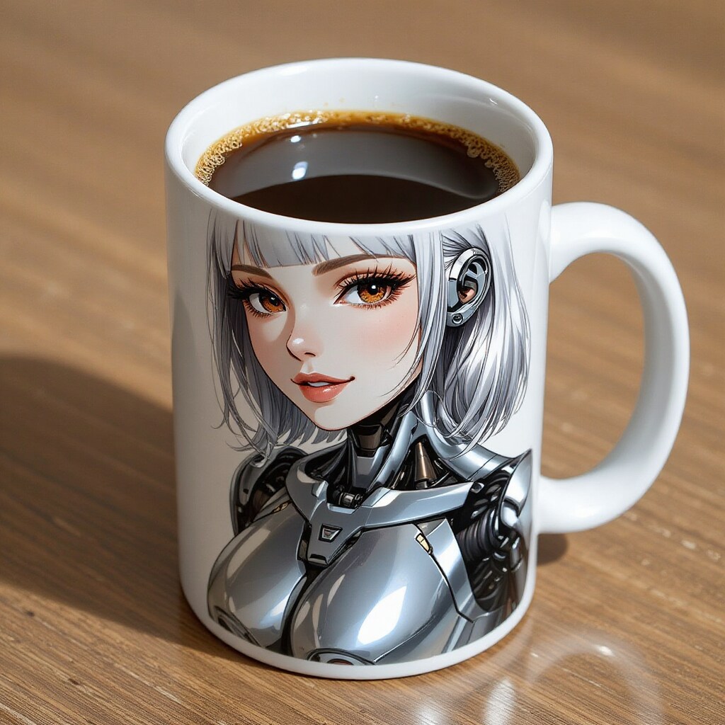 メカ子のマグカップ